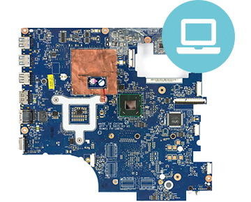 Ремонт материнской платы ноутбука